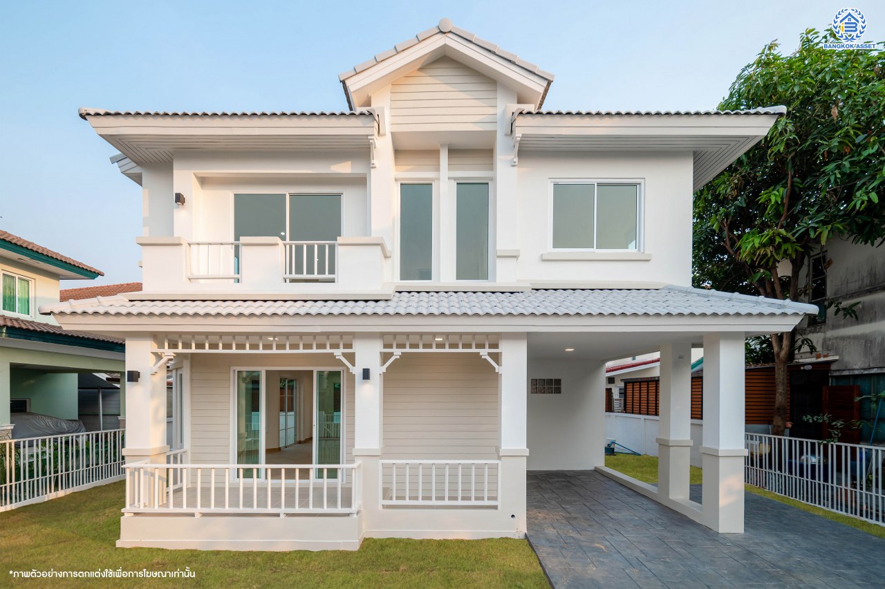 บ้านมือสองตกแต่งใหม่ โครงการ ชัยพฤกษ์ ติวานนท์-ราชพฤกษ์1 เนื้อที่ 56.3 ตร.ว. ฟังก์ชัน 3 ห้องนอน 2 ห้องน้ำ สภาพแวดล้อมดี บนทำเลศักยภาพ หน้าโครงการติดถนนใหญ่ เชื่อมต่อถนนราชพฤกษ์ ใกล้จุดขึ้นทางด่วน "ศรีสมาน" ใกล้ห้าง "เซ็นทรัล เวสต์เกต" และ "โรบินสัน ไลฟ์สไตล์ ศรีสมาน"...